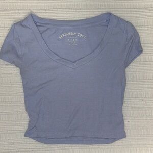 Aeropostale Seriously Soft Lavender Baby Tee